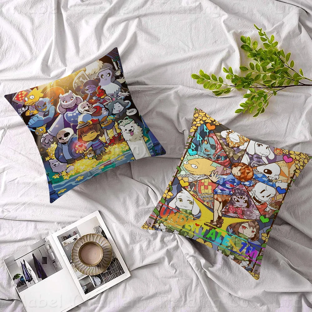 Hot Video Game Undertale Pillow Anime Pillow Sofa Bed Head Pillow Cover Cushion Cover 45x45 Cm Fashion