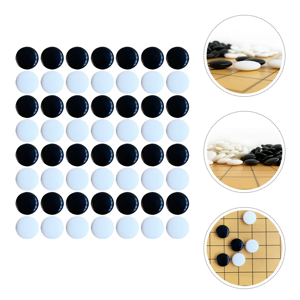 360 Pcs Double-sided Convex Chess Pieces Board Game Beads Go Small Craft Stones Move Educational Playthings Accessories