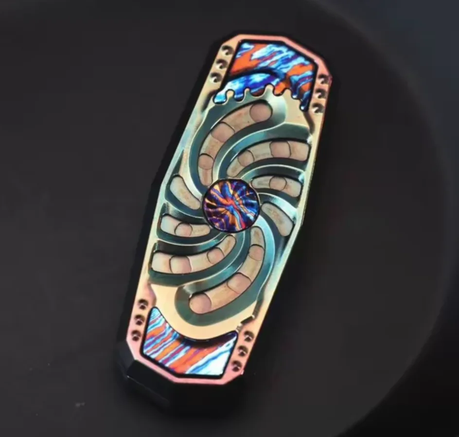 EDC Chimago Sacred Stele Promotion: Zirconium Rainbow/Beast/High and Low Bass+Squeezing Track Fidget Slider Decompression toy