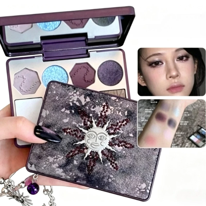 girlcult-jianghu-series-matte-glitter-shimmer-chameleon-smoke-eye-shadow-contour-blush-multi-purpose-integrated-disc-makeup