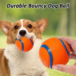 Indestructible Dog Ball, Durable Dog Balls Aggressive Chewers To Fetch,Pet Chasing Toy Ball For Cleaning Teeth And Exercise