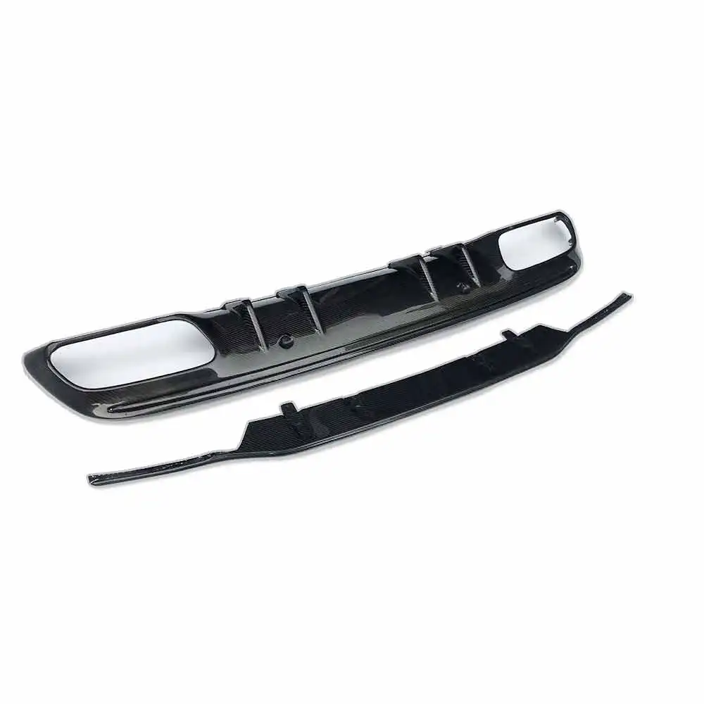 Real Carbon Fiber Rear Bumper Lip Diffuser Splitter for Benz w205 S205 4DR 5DR C180 C200 C220 C300 C43 C63 With Sports Bumper