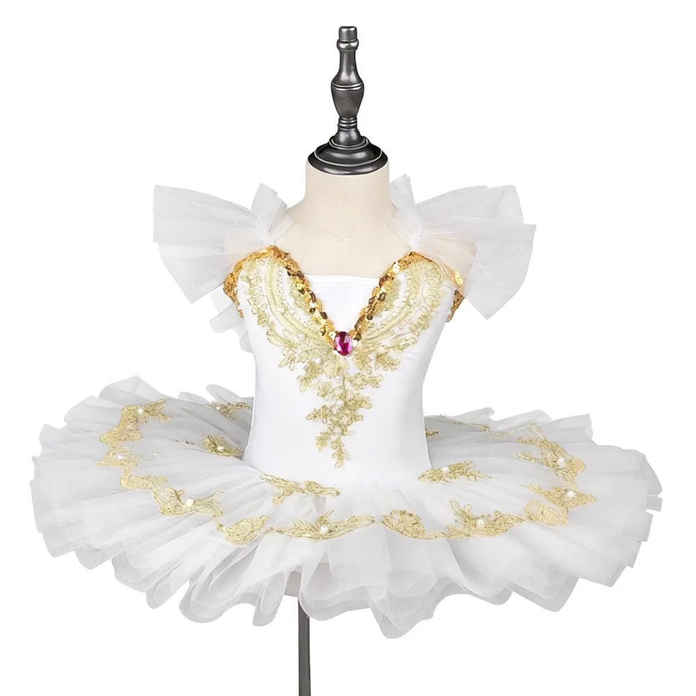 

Fashion Sequin Kids Ballet Dress Modern Party Dress Performance Clothes Puffy Dance Costumes Dance