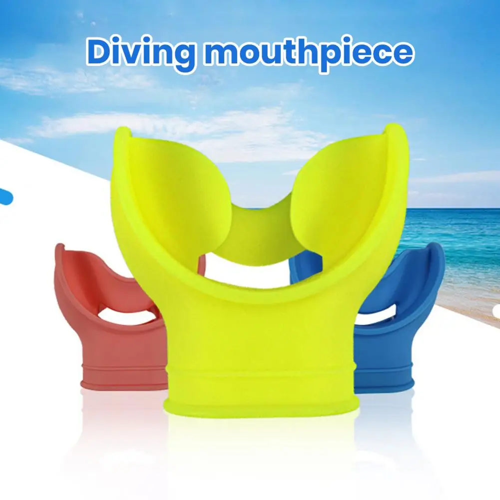 Adults Diving Bite Mouthpiece BPA Free Underwater Diving Tongue Guard Silicone Scuba Diving Mouth Piece Scuba Snorkel Mouthpiece