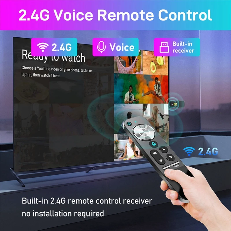 Black TV Stick For H96MAX M3 TV Stick 2GB+16GB Android 13.0 Smart TV Box Wifi6 4Kx2k H.265 HEVC RK3528 Set Top Box Media Player