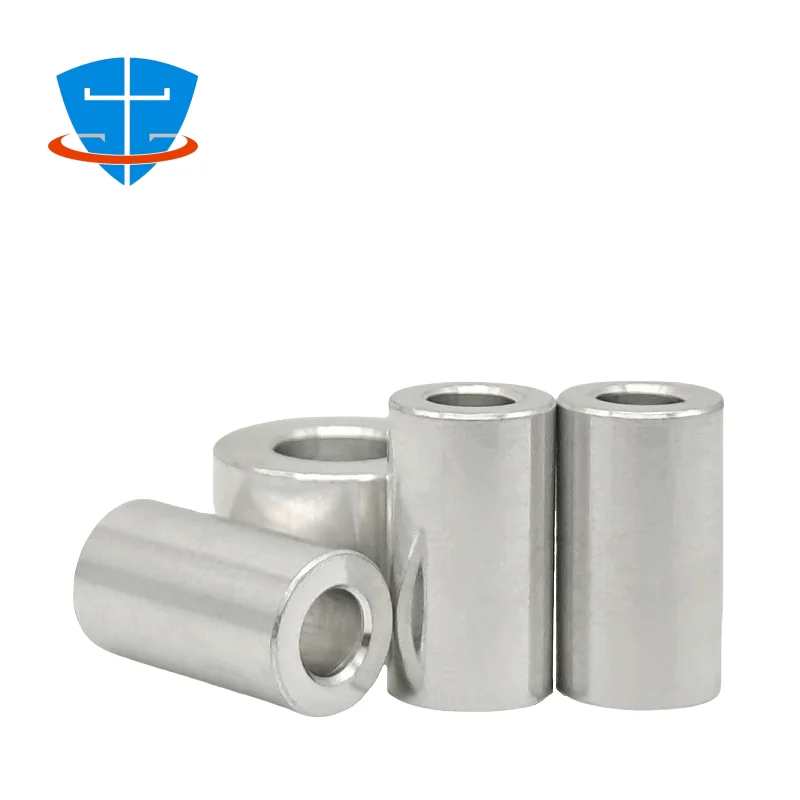 5/10pcs M2 M2.5 M3 M4 M5 Aluminum Alloy Bushing Gasket CNC sleeve  Non-threaded Spacer For RC Model Part Length 2mm to 30mm