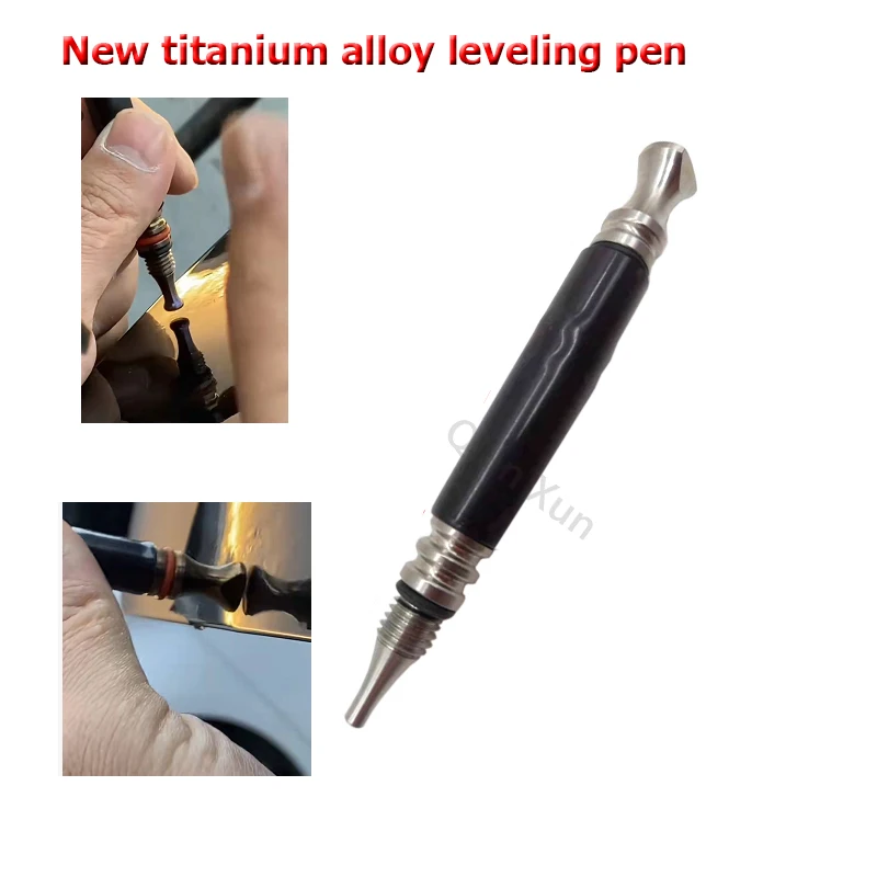 Car Sheet Metal Dent RepaTitanium Alloydent Repair Pen Lnterchangeable Head Percussion Hammer Pits and Dents Shaping Accessories