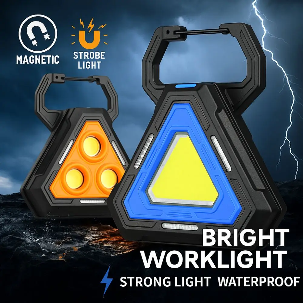 متعددة الوظائف LED ضوء العمل ضوء إحترافي ضوء قوي في الهواء الطلق الكشاف السوبر مشرق الجذب المغناطيسي #5