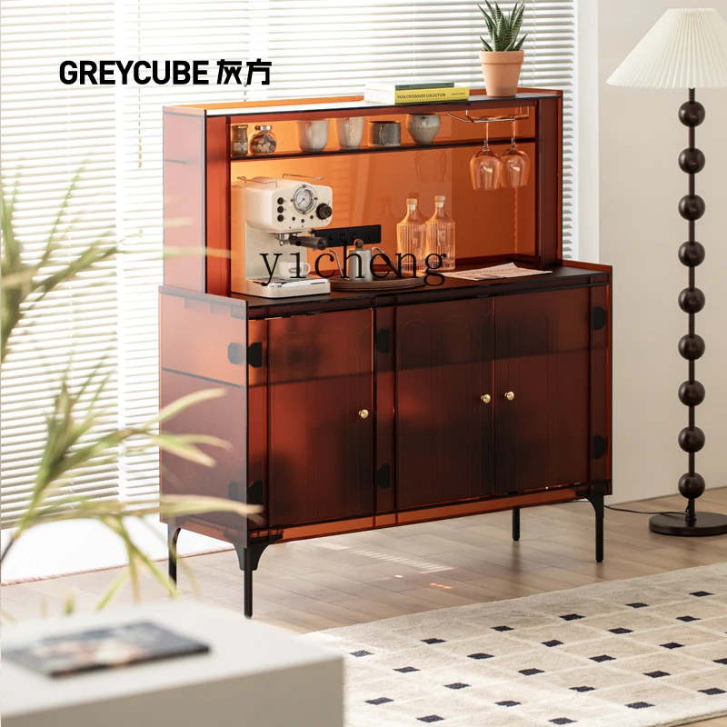 

TWR light luxury dining side cabinet, living room integrated coffee side cabinet against the wall, modern storage and storage