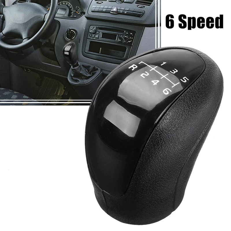 6 Speed Car Gear Shift Knob For Mercedes Vito Viano W639 2003-2010 Sprinter II 906 2006-2013 Fit VW Crafter I 2E 2F 2006-2011