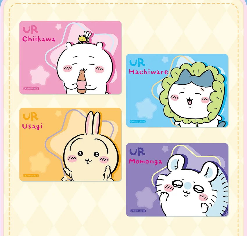 KABAO Original Chiikawa Sammelkarte Quadratisch Kawaii Charakter Hochwertige Anime-Spielzeugkarte Cartoon Dekorative Niedliche Sammelgeschenk – Detail 20