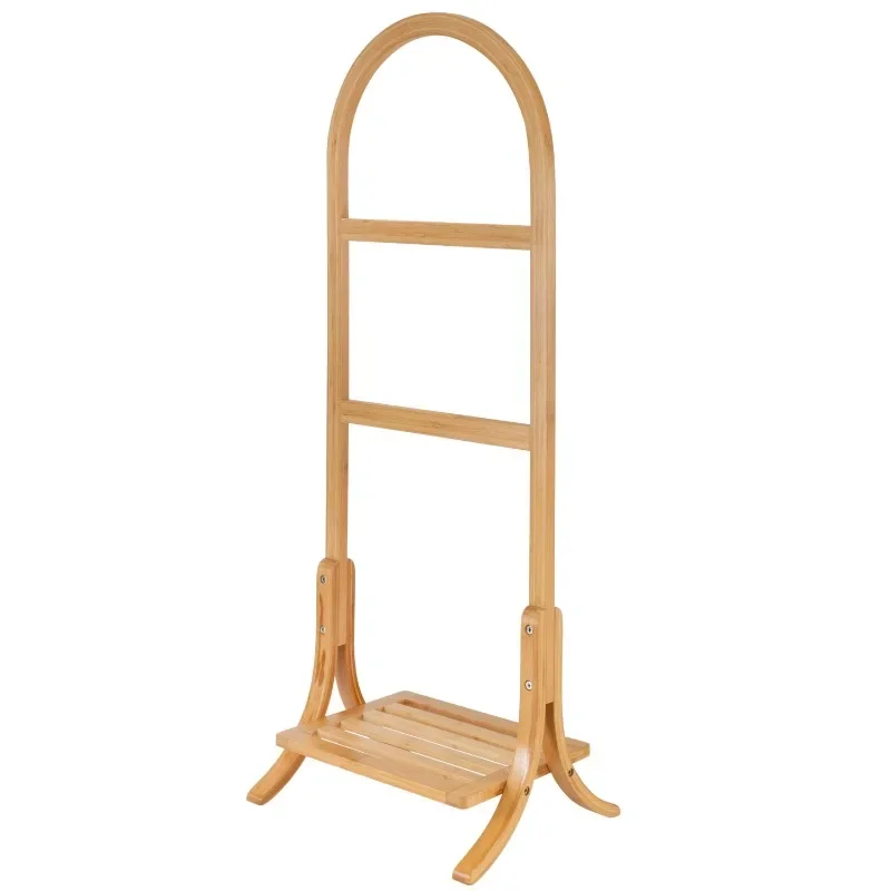 Stehender Handtuchhalter aus Bambus