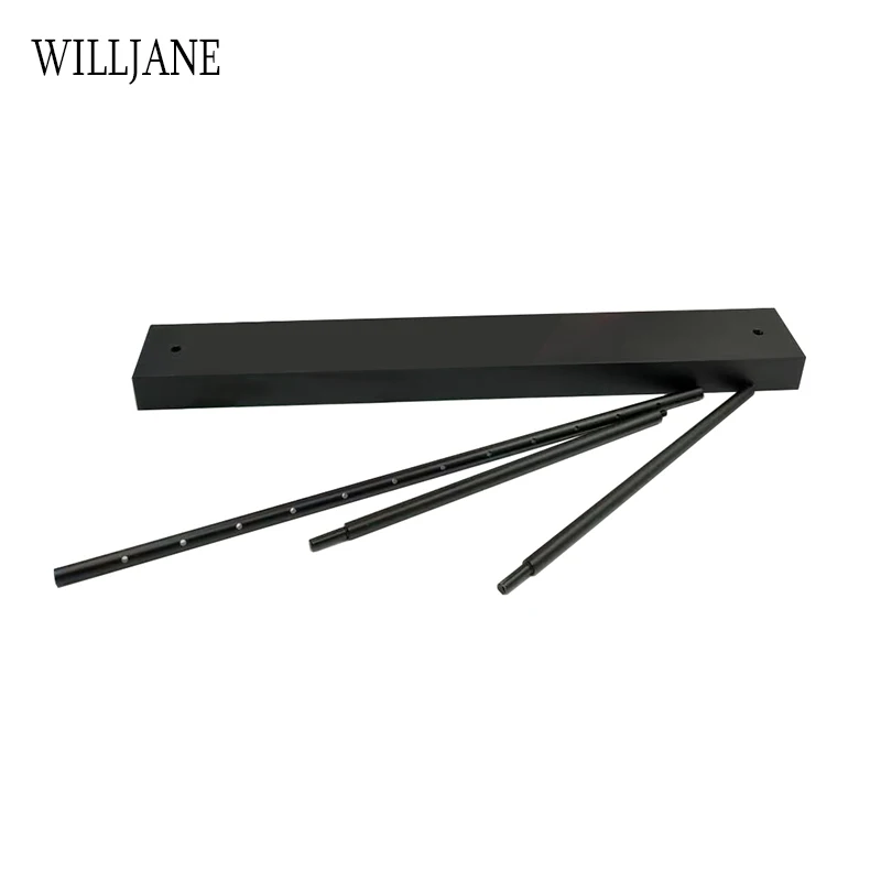 Black Metal Earrings T-Bar Stand Necklace Chains Ring Jewelry Hanging Holder Organizer Watch Counter Display Stand for Selling