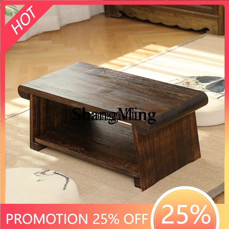 

FG solid wood foldable Japanese-style room low table balcony tatami bay window small table coffee table