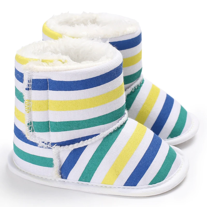 Baby Soft Cotton Little Boots Anti-slip Sole Warm Toddler Autumn and Winter Toddler Shoes 2026 New Style Baby Fashion 