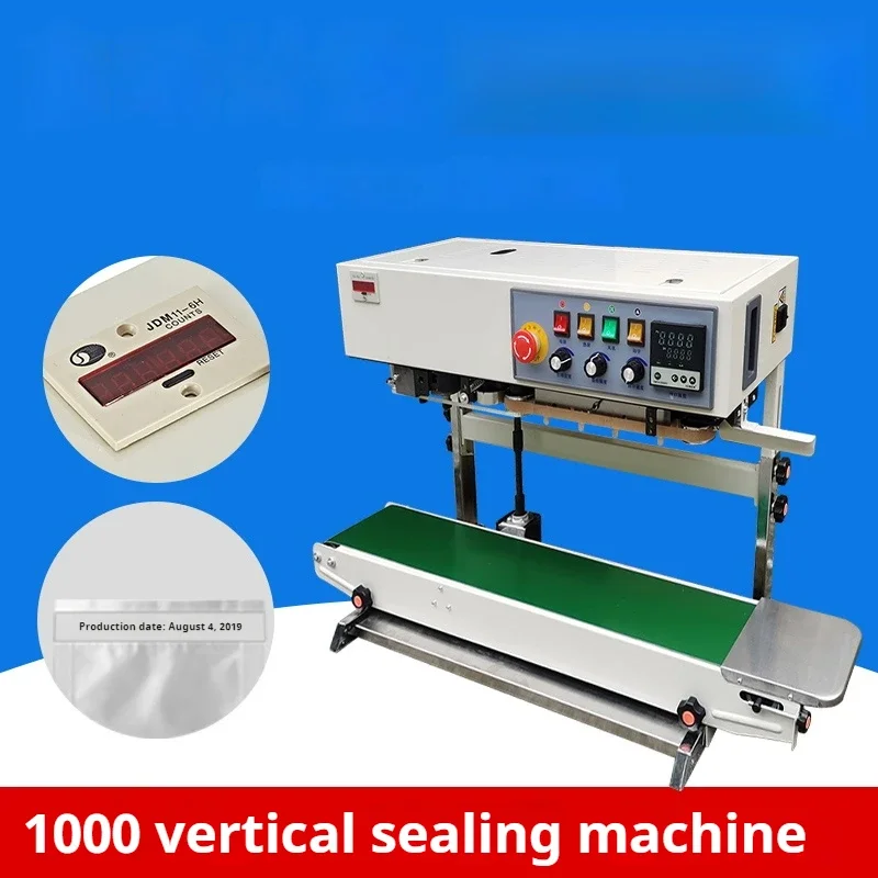 Vertical Sealer Sealing Machine for Plastic Bag Welding Machine for Liquid or Paste Package Able to Print Date.