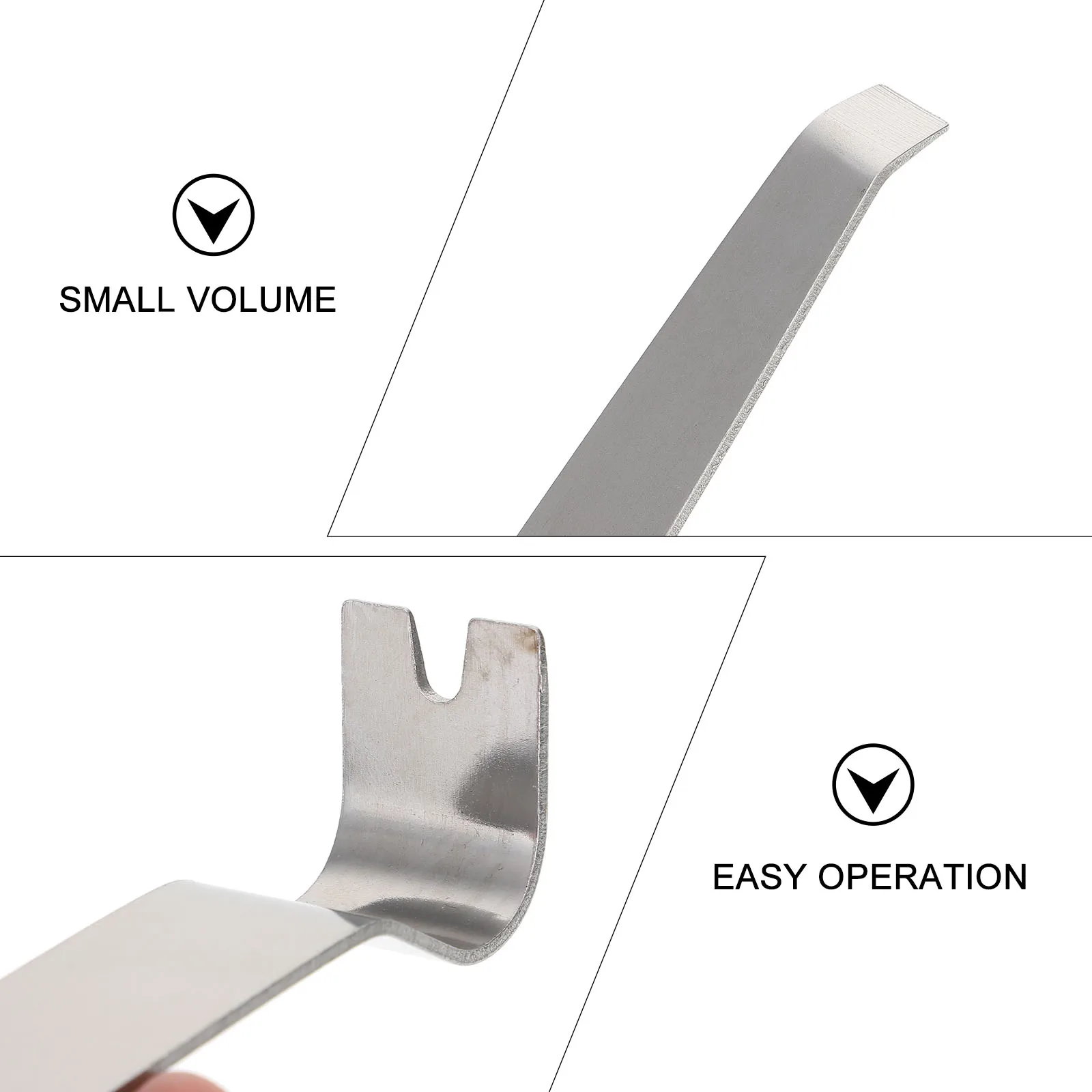 

6pcs Stainless Steel Pry Bar Car Audio Disassembly Installation Wrecking Bar Auto Repair Door Trim Panel Removal Tool Efficient