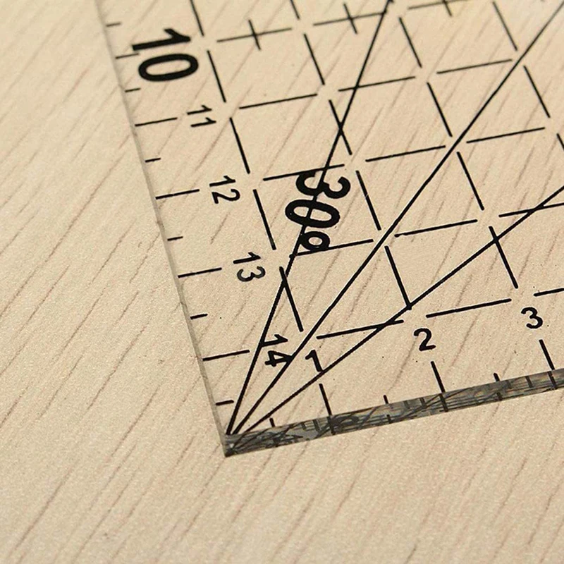 30 * 15 Cm Patchwork Ruler Quilting Tools High Grade Acrylic Material Transparent Ruler Scale School Supplie