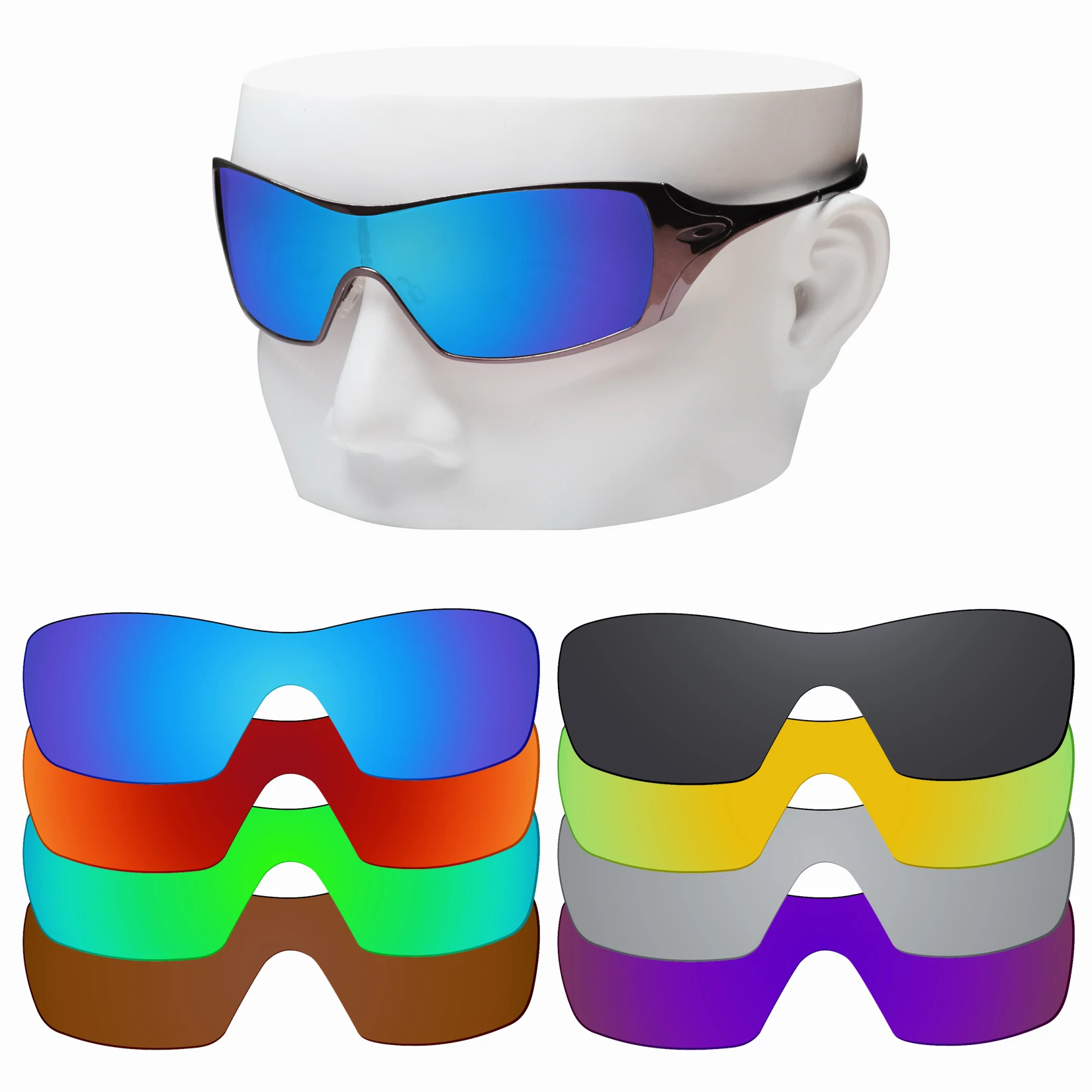 

OOWLIT Polarized Replacement Lenses for Oakley Dart Sunglasses - Multi Color