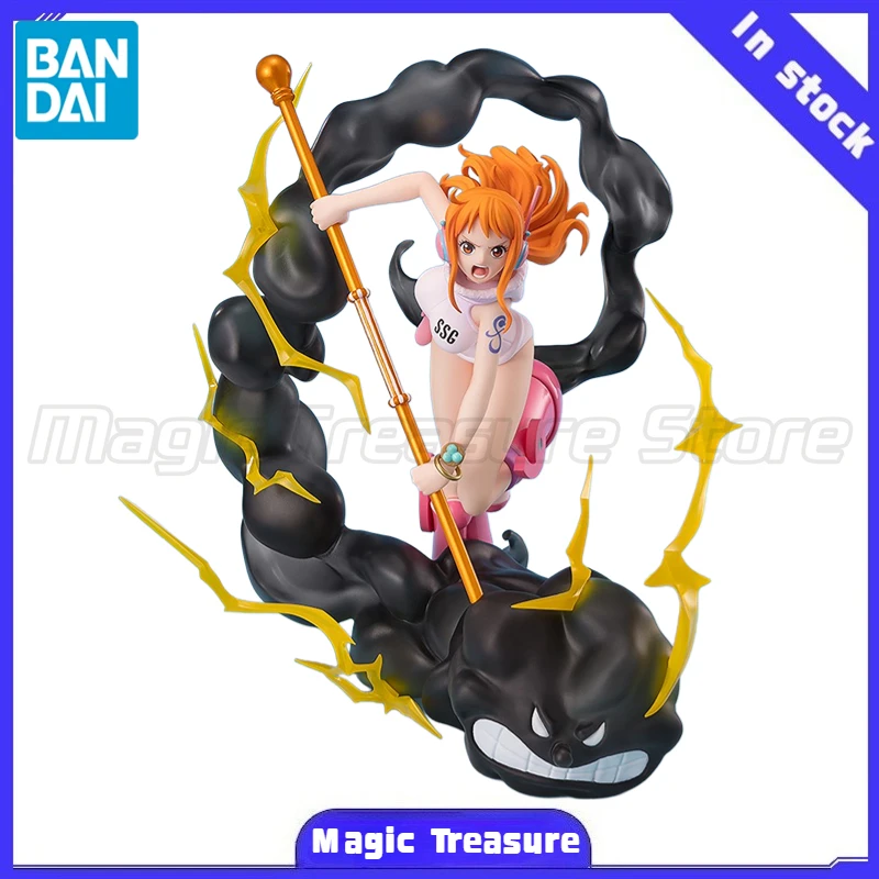 【mt】-original-bandai-figuartszero-une-piece-nami-thunderbolt-figure-jouet-modele-de-collection