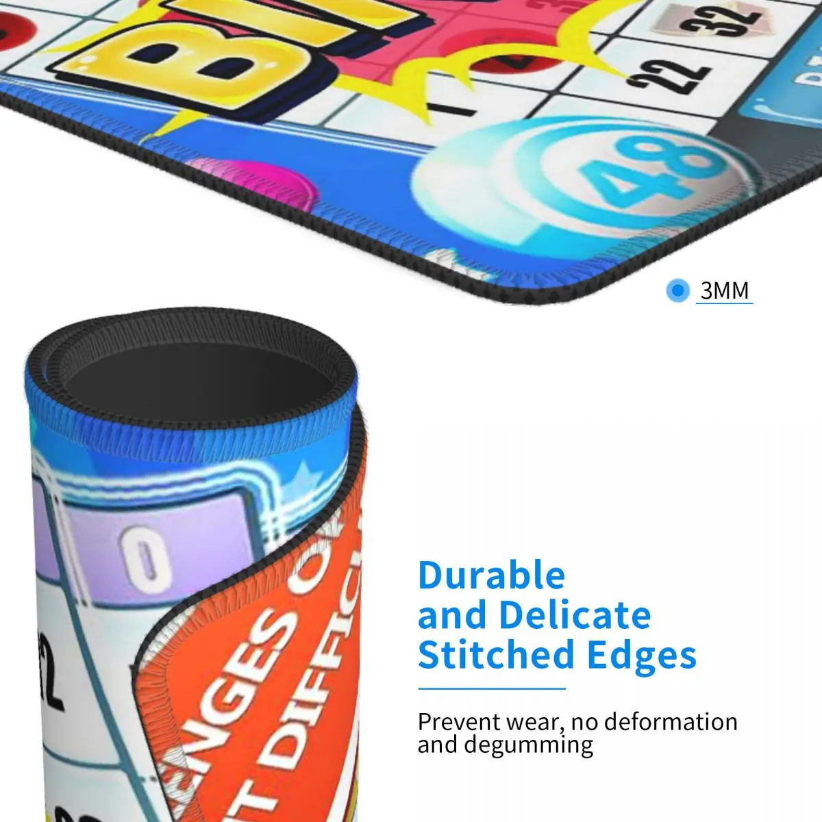 لعبة بينغو كوين لاعب ماوس الوسادة الكمبيوتر لوحة المفاتيح ماوس حصيرة ألعاب الكمبيوتر المحمول مكتب حصيرة مكتب الملحقات الجدول الحصير