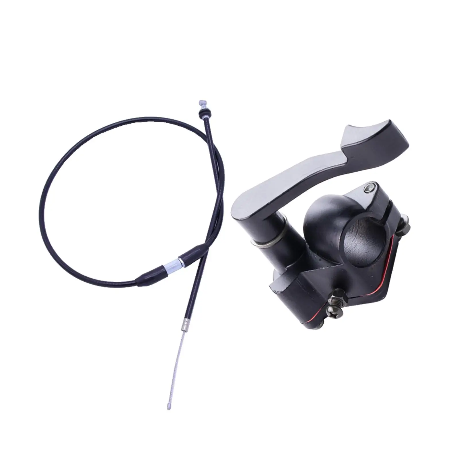 Thumb Throttle Cable Handle Assembly Aluminum for 50cc to 150cc