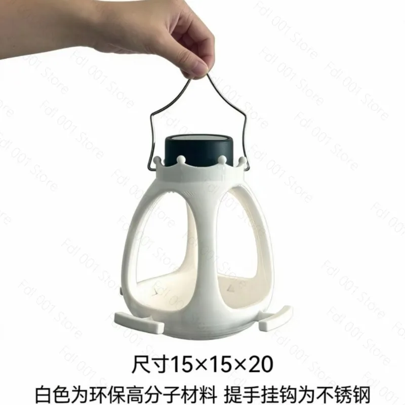 Crown Design Solar Powered Bird Feeder Weather Resistant Hanging Bird Seed Holder For Patio Yard Wild Bird Feeding And Ornament