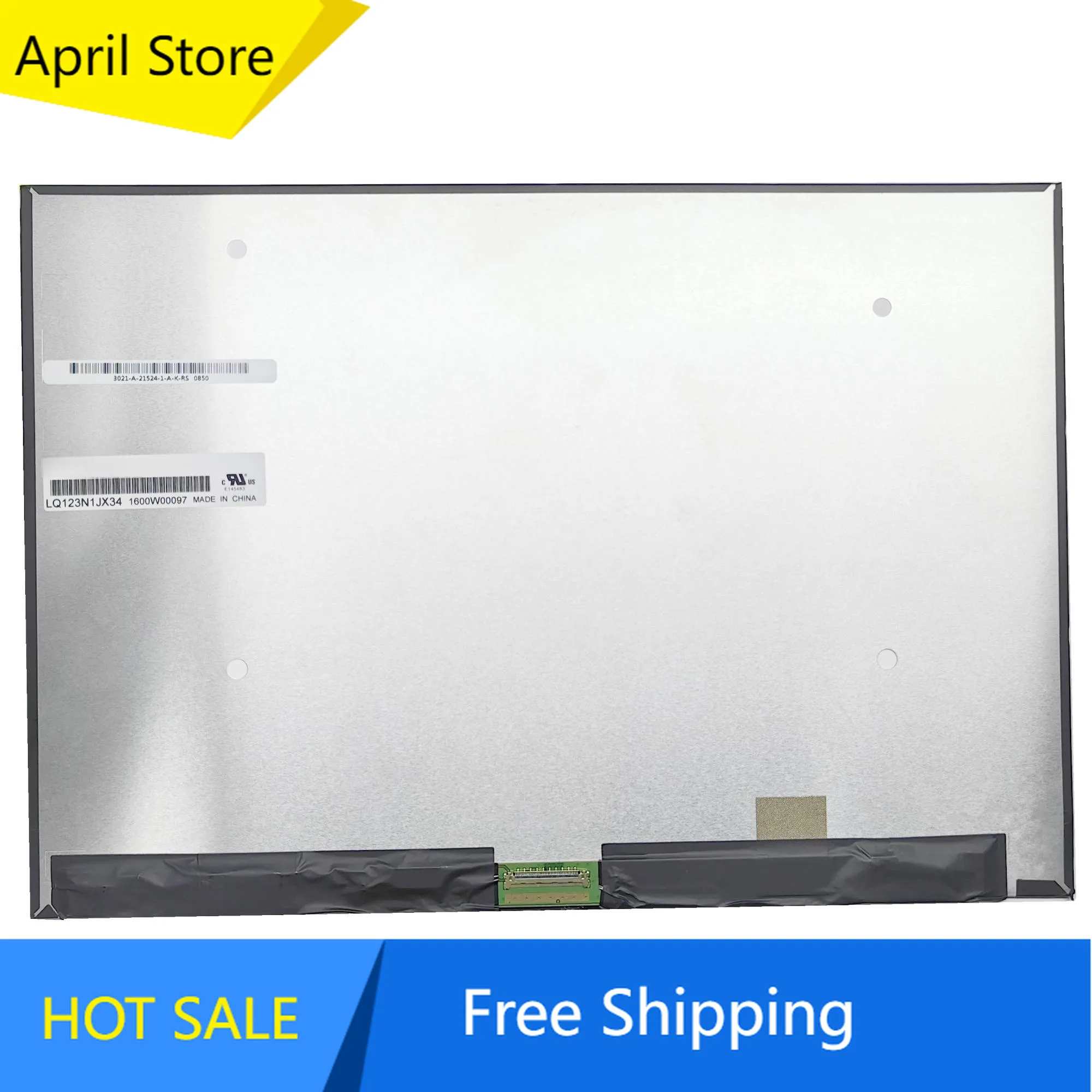 

LQ123N1JX34 12.3'' Laptop LCD Screen Display Panel 1920×1280 EDP 40 Pins IPS