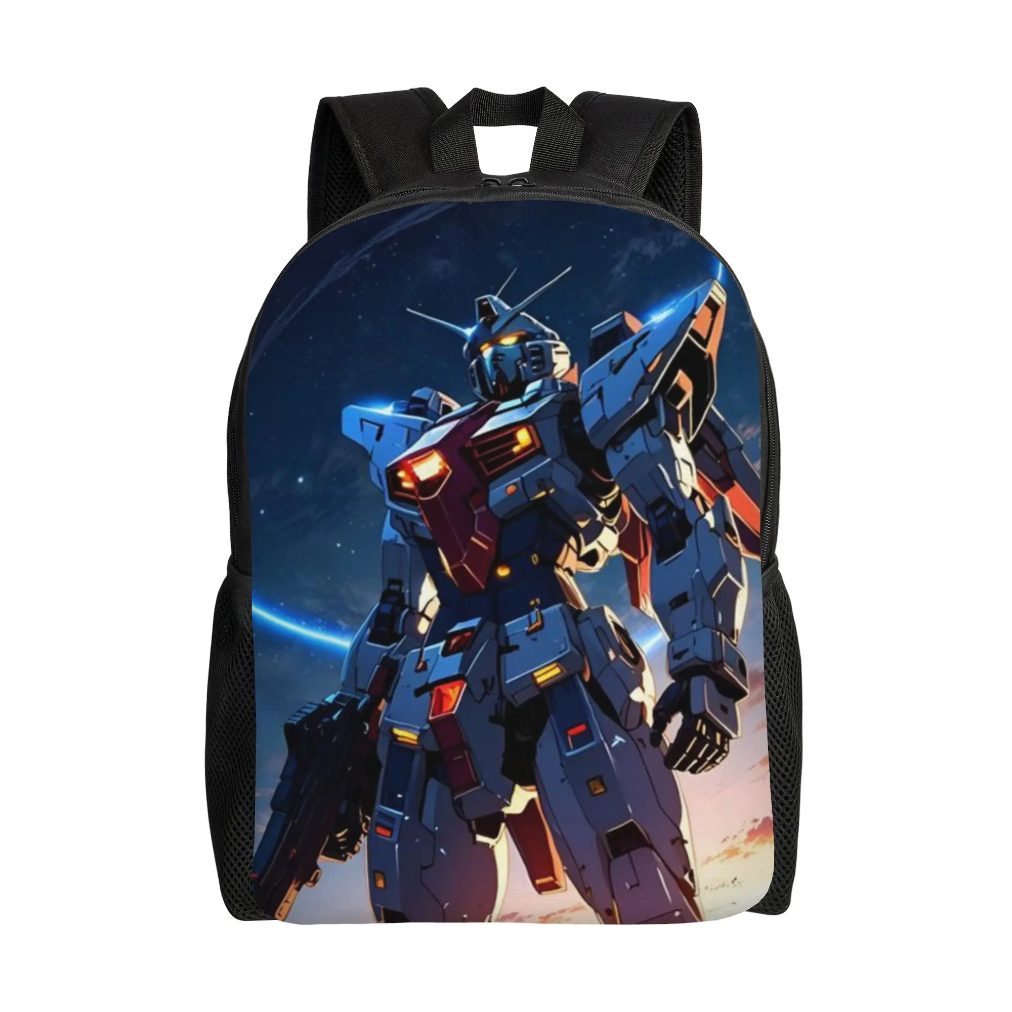 

Back to school season Robot Movies (14) Bookbag Gundam Students Portable Backpack