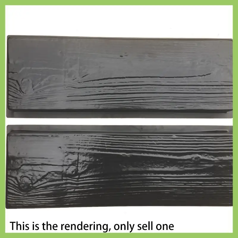 

Imitation Wood Grain DIY Path Maker Paving Cement Brick Mold Stepping Pavement Road Concrete Mould
