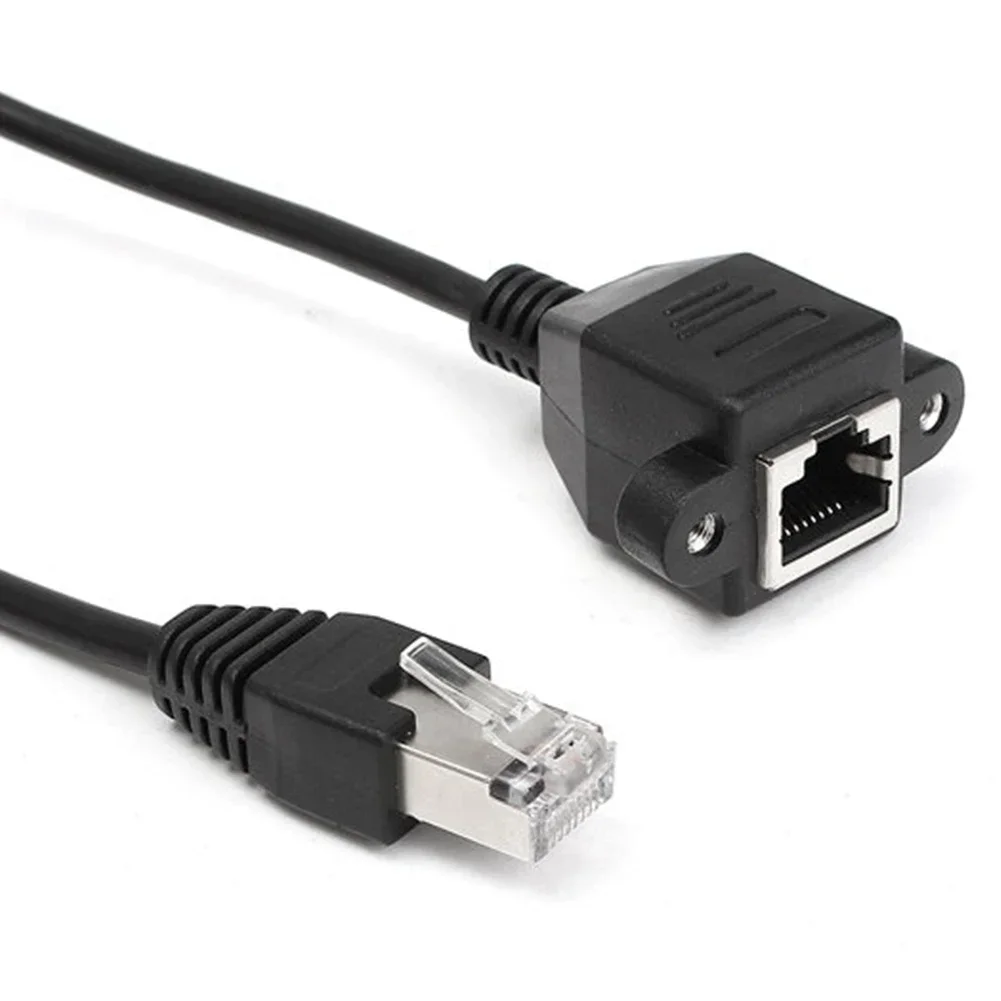 Cabo de extensão de rede Anpwoo-lan macho para fêmea, montagem ethernet, ethernet
