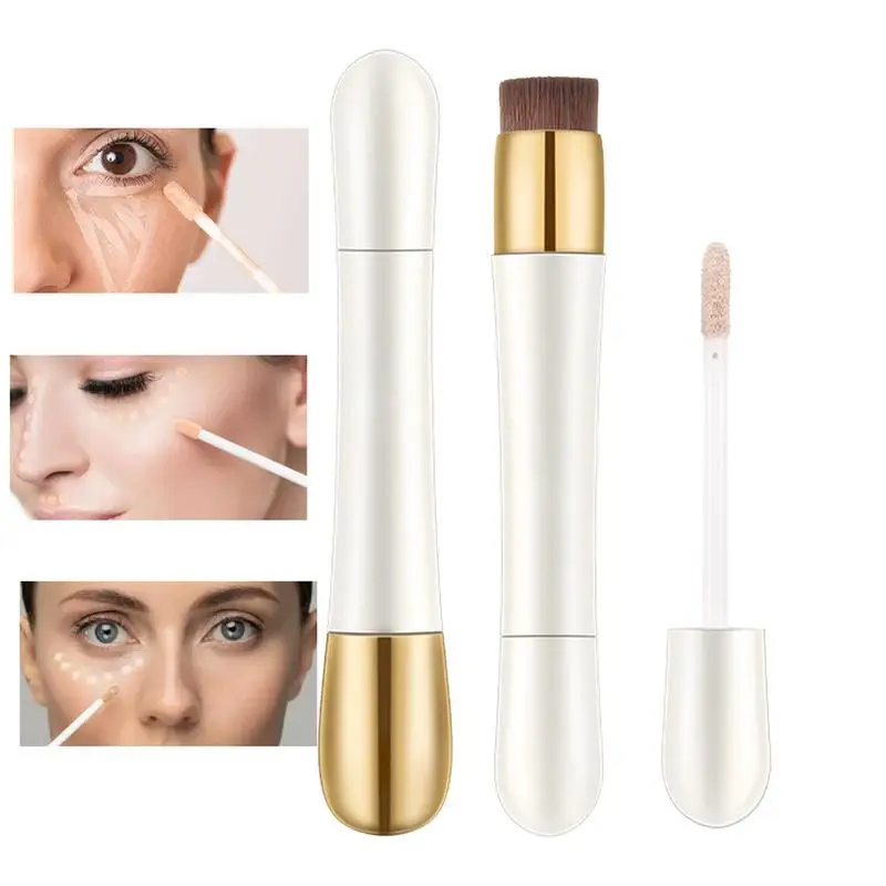 

Make Up Concealer 2 In 1 Dual Ends Concealer Face Contour Blemish Dark Circle Cover Makeup Face Foundation Dark Circles Cream