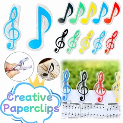 Creative Plastic Book Paper Clip Sheet Music Decorations Spring Music Scores Fun Folders Paper Music Scores Office Home Supplies