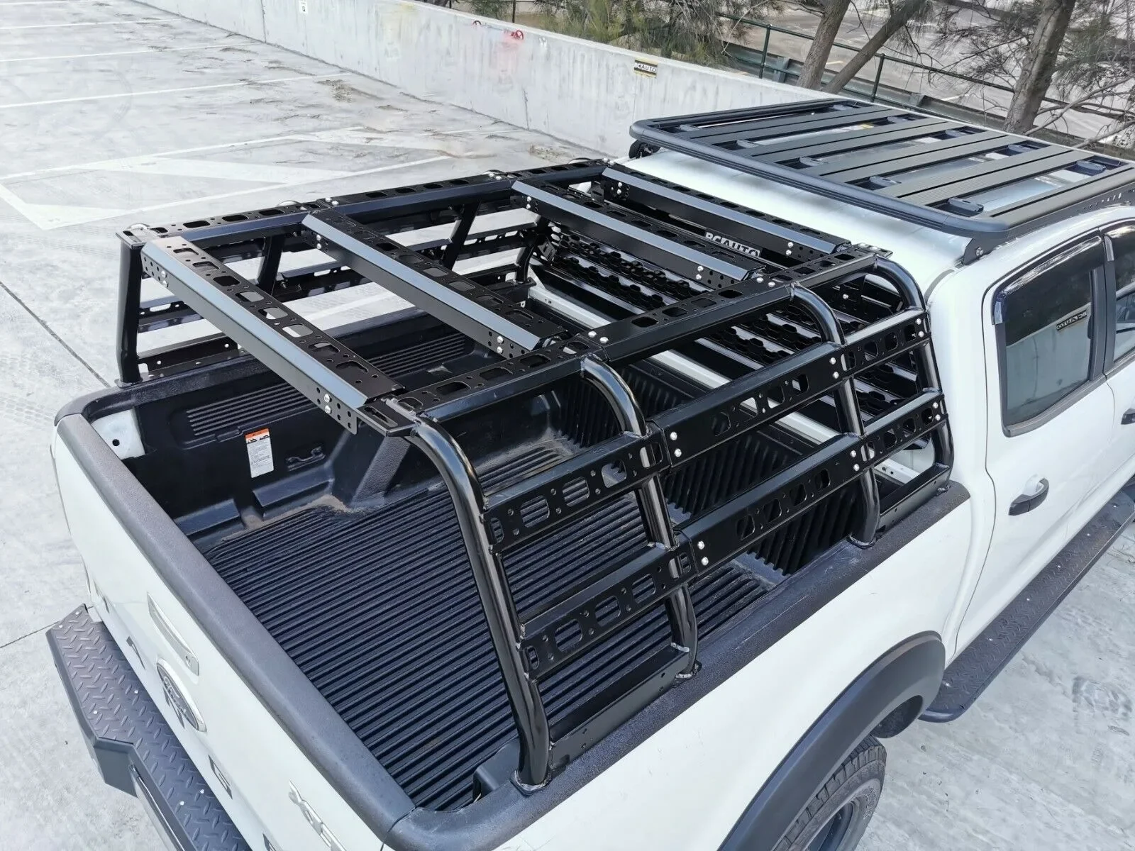 4x4  Truck Bed Rack system Roll Bar Pickup Universal Roll bar in car for  hulix black steel customizable