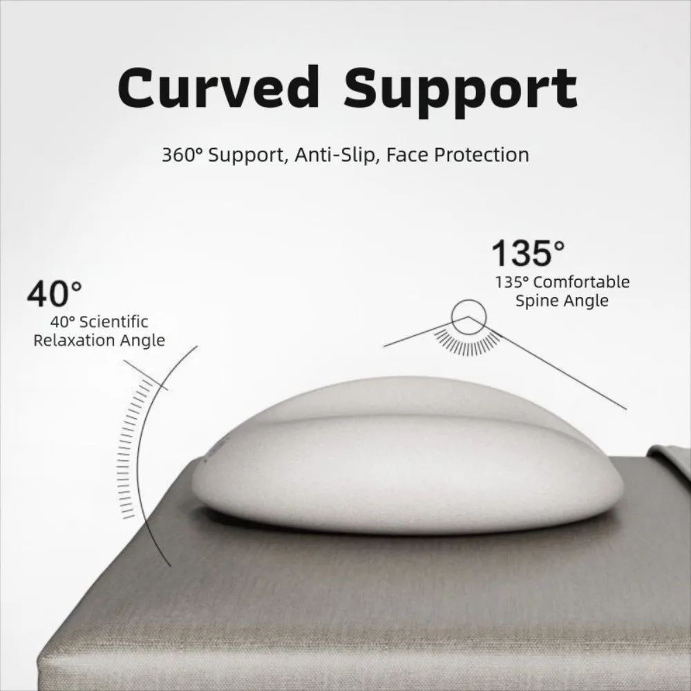 Soft Zipper Closure Face Pillow Multi-Use Dry Clean Only Facial Support Cushion With Hole Massage Pillow Spa