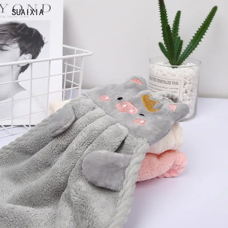 Little Pig Towel Household Cute Absorbent Kitchen Towel Lazy Rag Towel Children's Hand Dish Wash Sponge