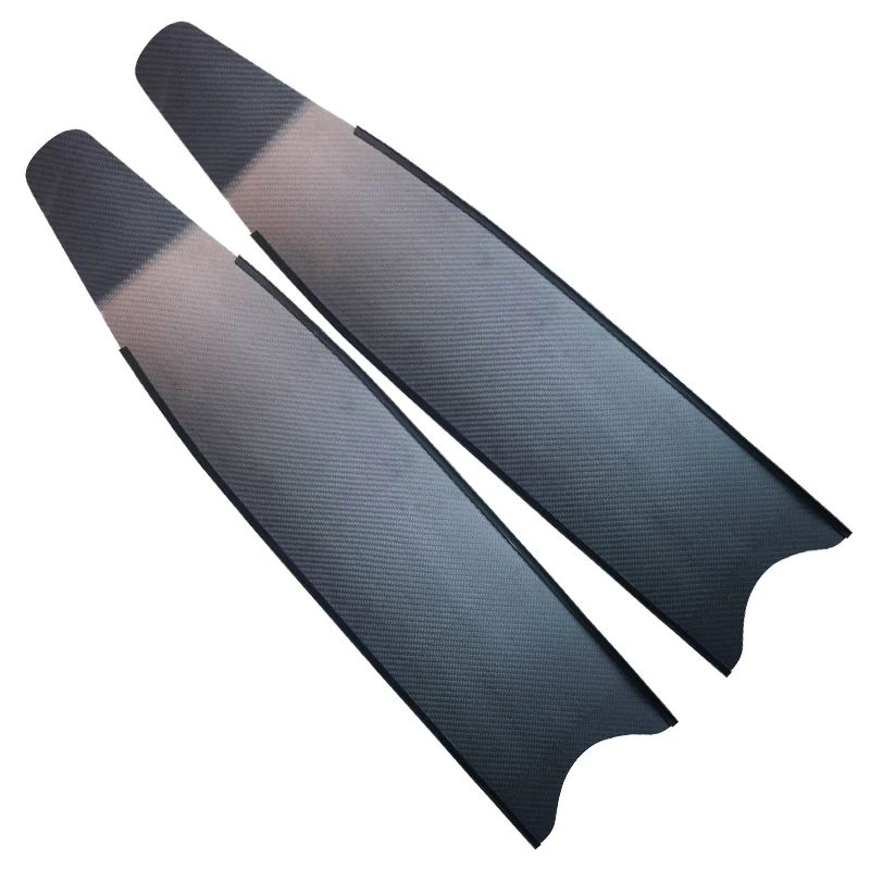Long Carbon Fiber Diving Fins Lightweight Professional Freediving Swimming Spearfishing Foot Fins For Underwater Sports