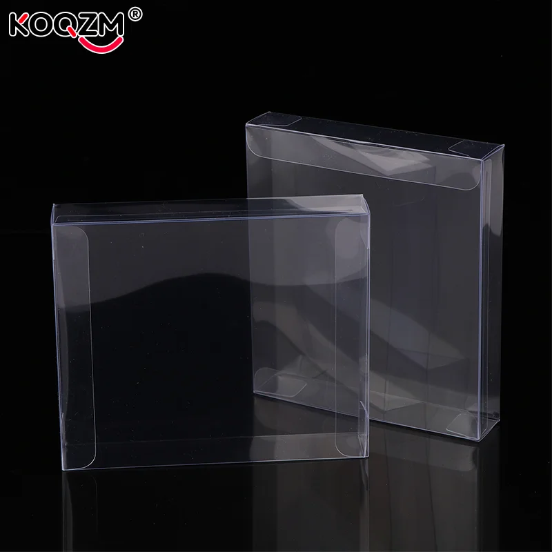 Housse de protection transparente en PET pour carte de jeu PS1 DC SS 3CD 4CD, boîte d'affichage de stockage en plastique, étui de Collection
