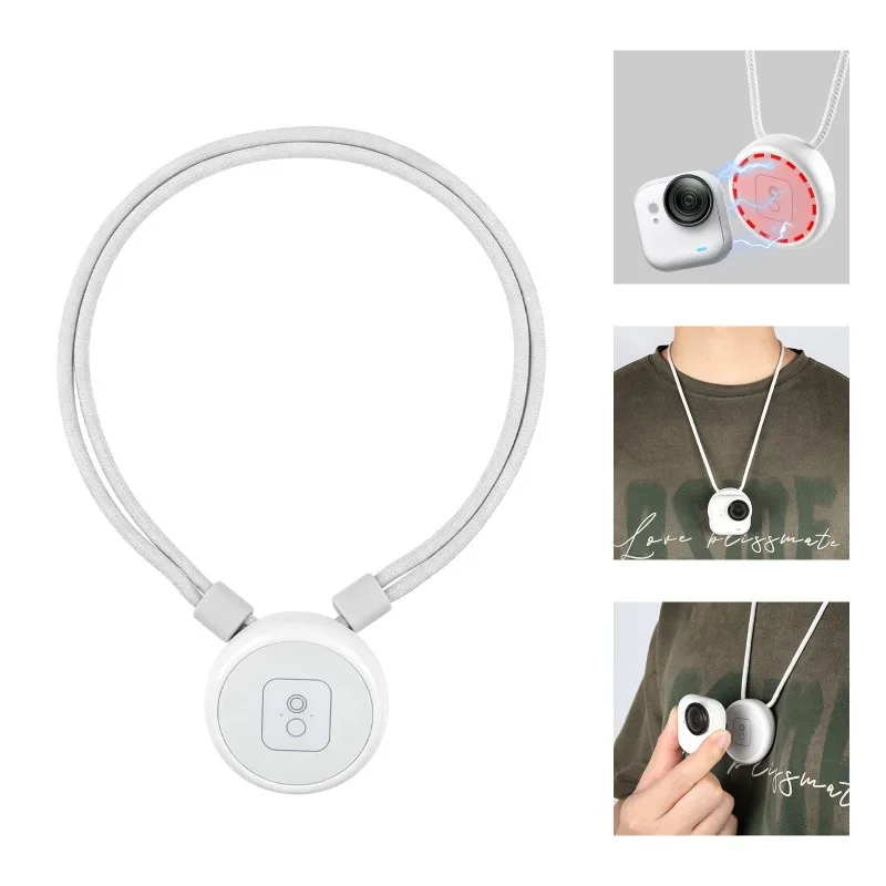 Upgraded Magnetic Pendant Holder Quick Release Neck Strap For Insta360 Go 3 / GO 3S/Insta360 GO Ultra thumb cameras.