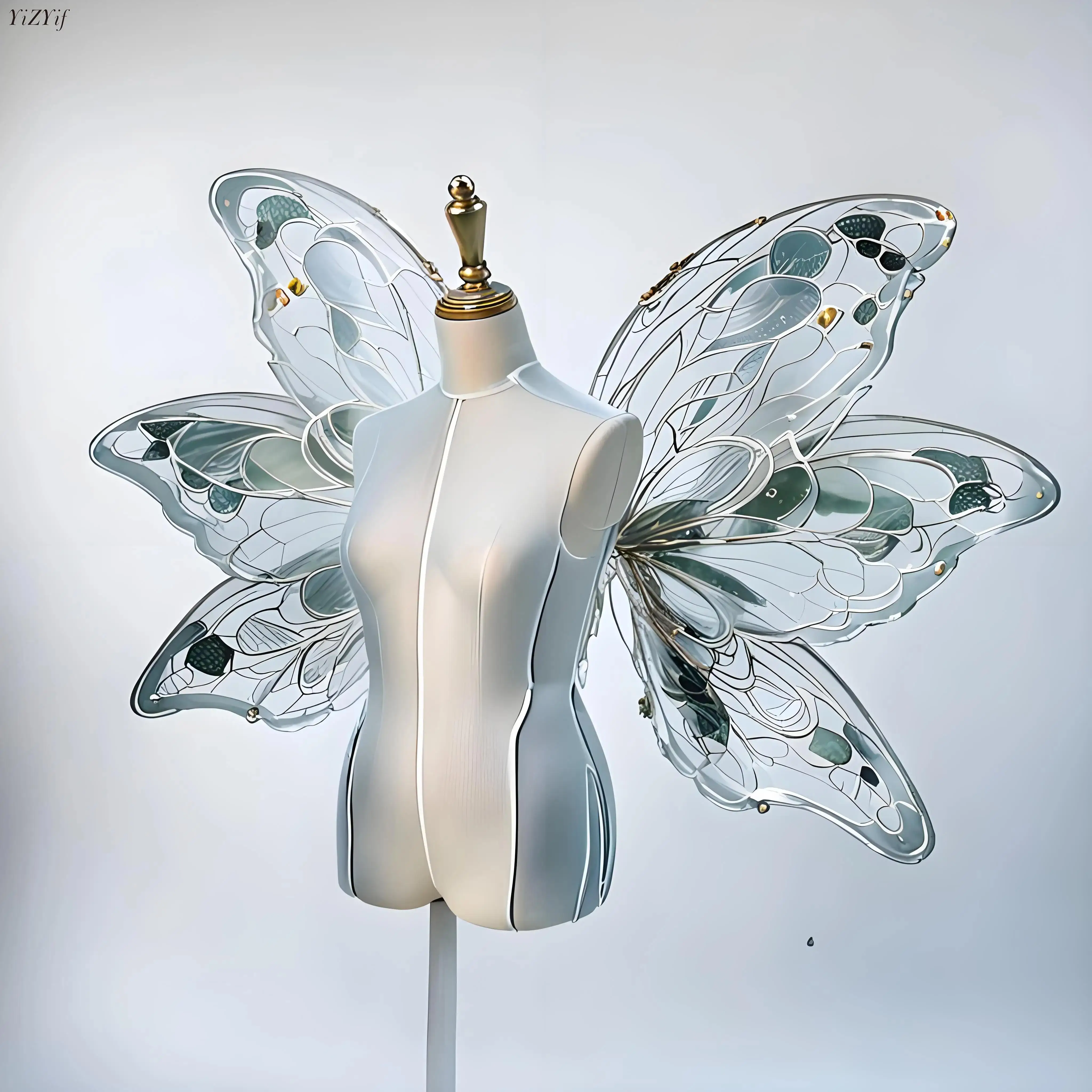 Adult Kid Glittery Fairy Lolita Elf Wings Halloween Cosplay Princess Masquerade Wing Snow Butterfly Wing Party Photography Props