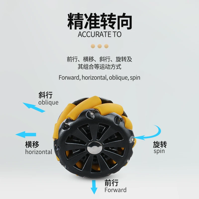 McNum wheel AGV trolley omnidirectional forklift rotating  gear reducer integrated scheme