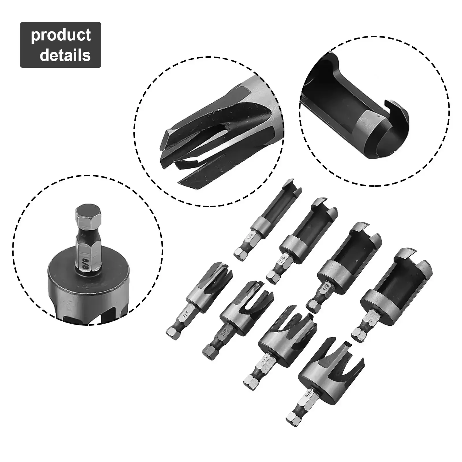 Hout Plug Cutter Boor Set Rechte tap toelotide kurkurk Mes Hss No No koil 6mm 10mm 13mm 16mm