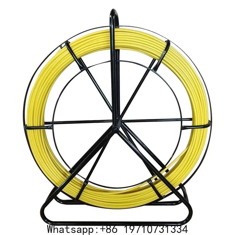 

4/5/7mm 100m Electrician Wire Threading Machine Fiberglass Wire Cable Running Rod Fish Tape Rodder Cable Unclogger Leader