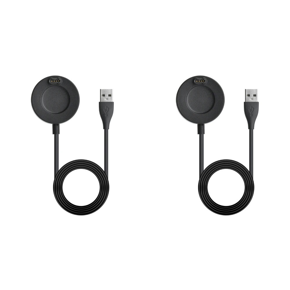 2-Pack Replacement Charger for Garmin Instinct 2 2S 2X, Garmin Venu 3 2 plus 2S Sq USB Smartwatch Charger Charging Dock