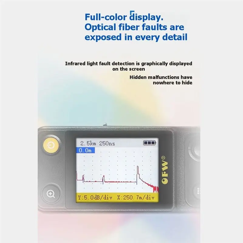 B63B-FWV-100-V10 OFW Optic Fault Finder 20KM Mini OTDR Visual Fault Locator FTTB FTTH Breakpoint Tester Meter VFL10MW