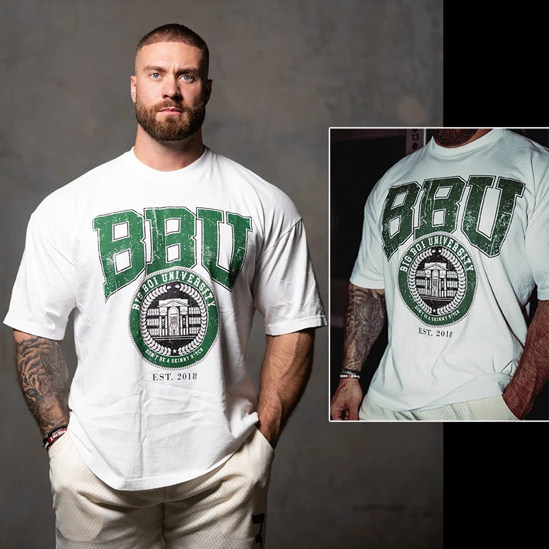 CBUM Chris Fitness Training Gym Casual T-Shirt Men's and Women's Luxury Brand  2026 New Art Trend Doodle  Bbu