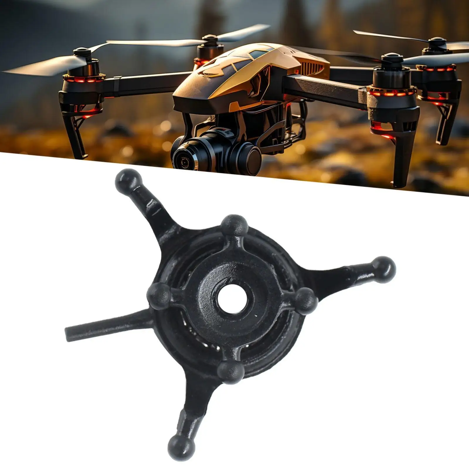 

RC Helicopter Swashplate Remote Control Helicopter Cross Plate Aircraft Model Spare Part