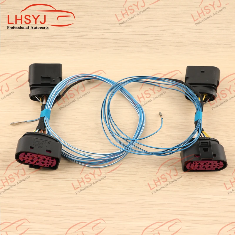 

LHSYJ For VW Golf 7 MK7 HID Xenon Headlight 10 to 14 Pin Connector Adapter Wire Harness Vehicle Cable