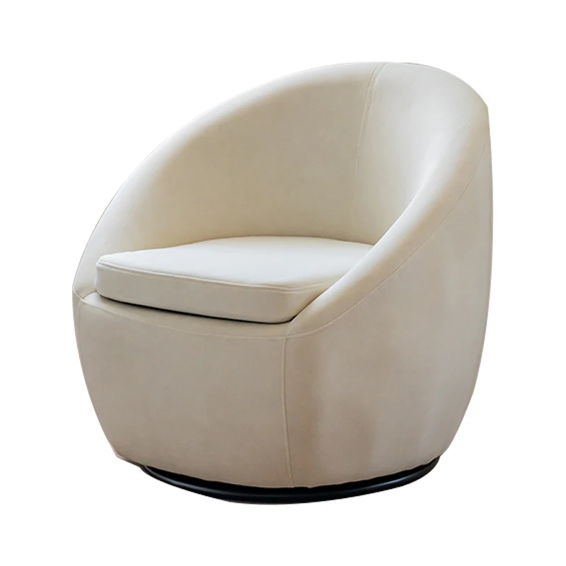 xx- Wingback Living Room Chairs Accent White Single Design Chairs Modern Relaxing Cozy Sillas De Sala De Estar Home Furniture^
