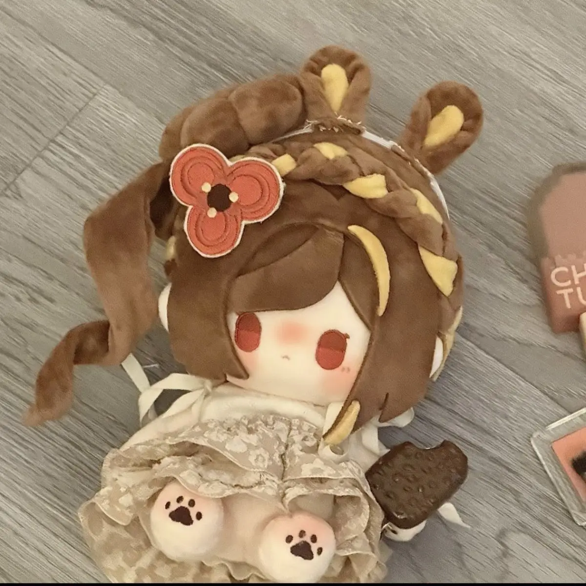 원신 임팩트 게임 주변 캐릭터 치오리 애니메이션 20cm 봉제 인형 귀여운 드레스업 성인/아이들용 수집 선물로 완벽